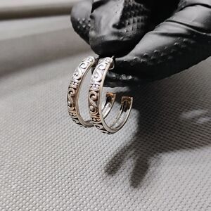 Sterling Silver Hoop Earrings